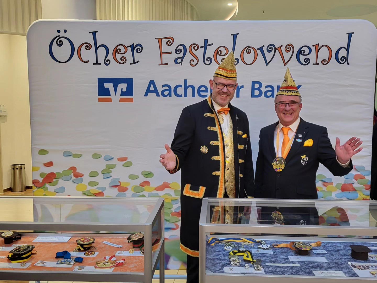 Ordensausstellung in der Aachener Bank