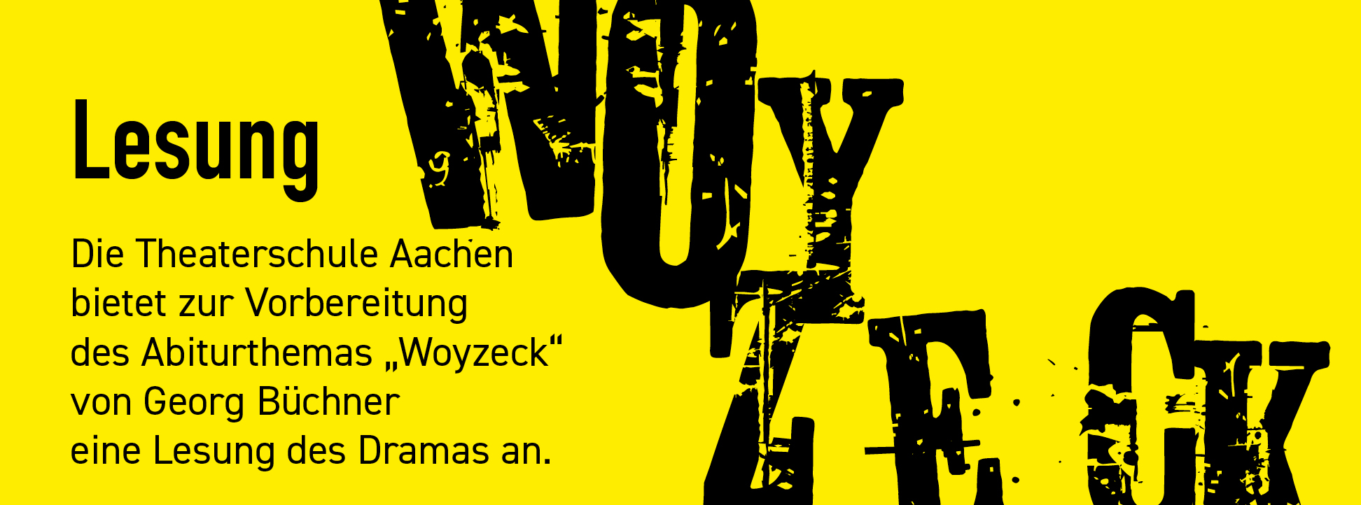 „WOYZECK” Lesung zur Vorbereitung des Abiturthemas